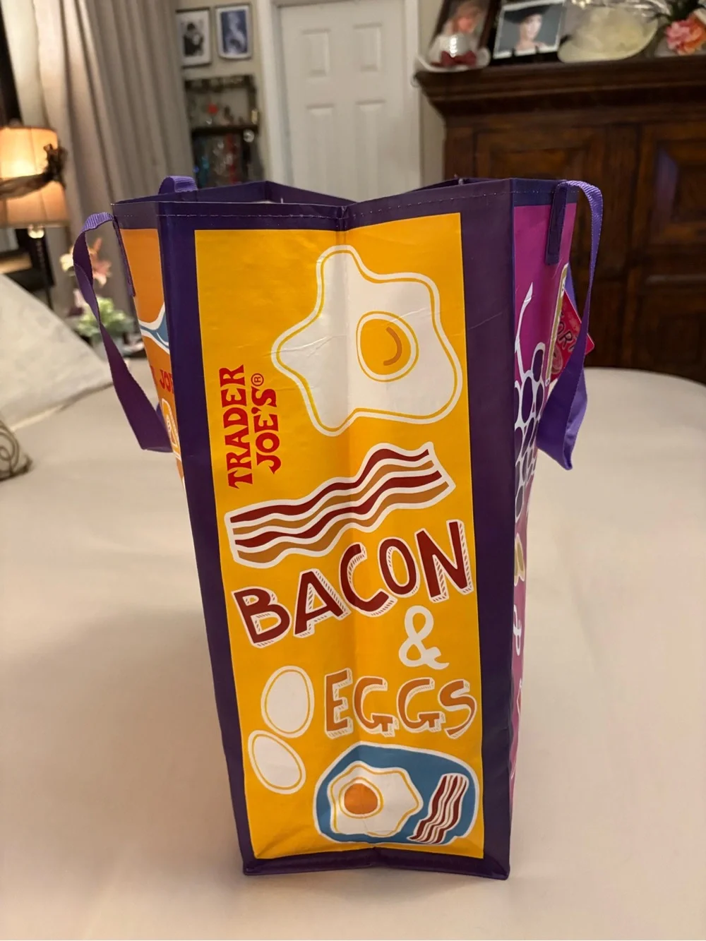 NWT Trader Joe’s Comfort Food Mac & Cheese PB&J Reusable Bag